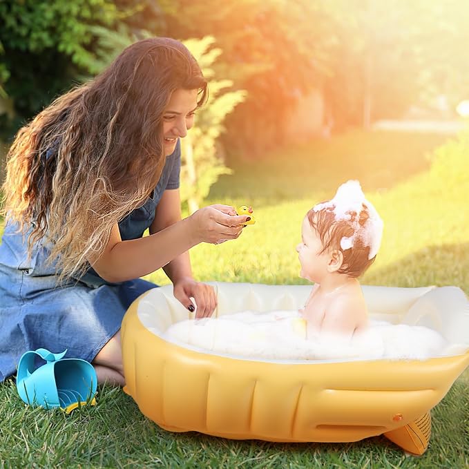 MINK Inflatable Baby Bathtub – Compact, Portable Bath Tub - Image 7