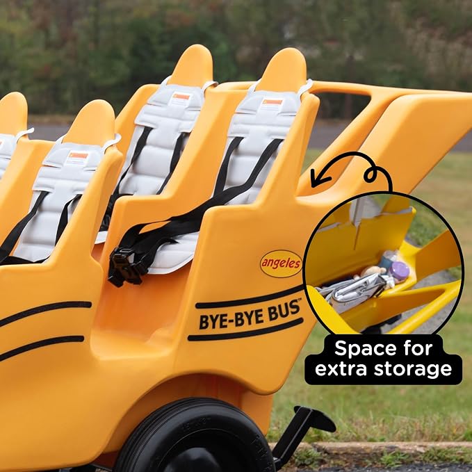 Children’s Factory 6-Passenger Bye-Bye Buggy, Daycare Multi-Passenger Stroller - Image 8