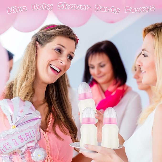 TrelaCo Bottle Chug Baby Shower Game 20 Pcs Baby Bottles Shower Favor - Image 6