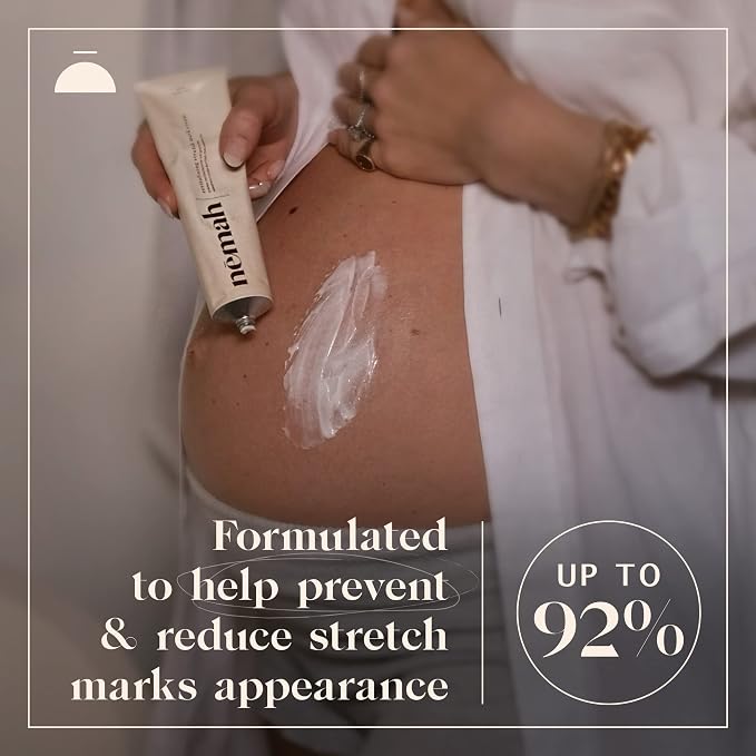 Nemah - Stretch Mark Cream for Pregnancy - Pregnancy Stretch Mark Prevention & - Image 4