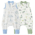 Duomiaomiao 2 Pack 0.5 TOG Toddler Sleep Sack 24-36 Months 100% Cotton by DuoMiaoMiao