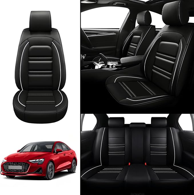 Seat Covers for Audi a3 2006-2025 | 5-Seats Leather Seat Covers - Image 2