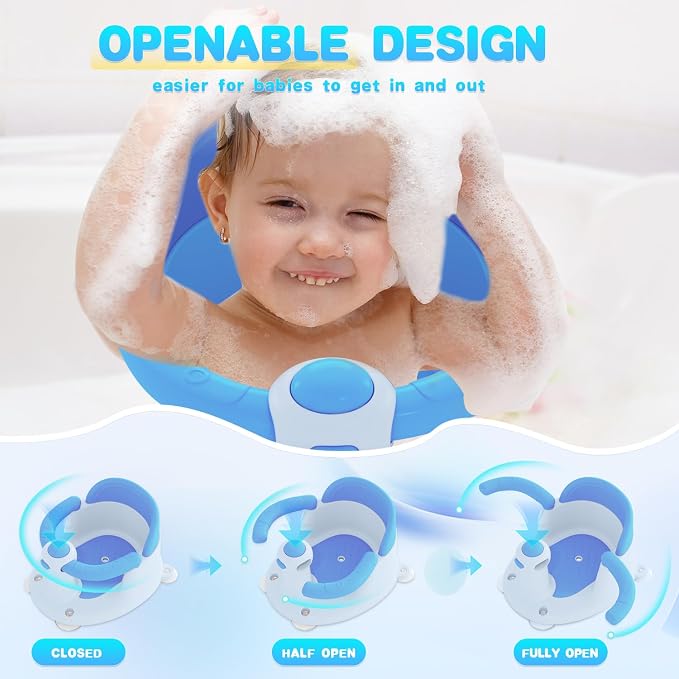 Baby Bath Seat for Babies 6 Months & Up, Bath Seats for Babies Sitting Up - Image 5