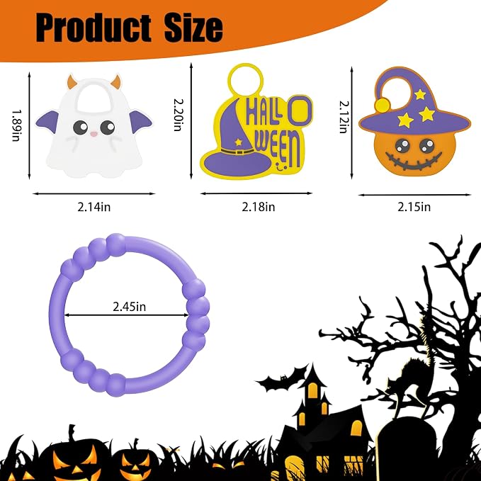 Halloween Baby Teething Bracelet - Image 2