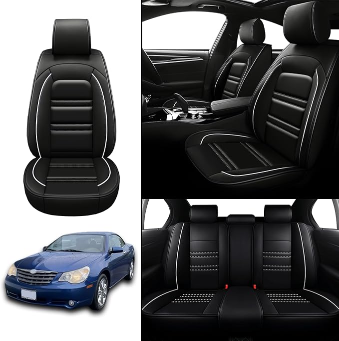 Seat Covers for Chrysler Car Sebring 2000-2010 | 5-Seats Leather Seat Covers - Image 2