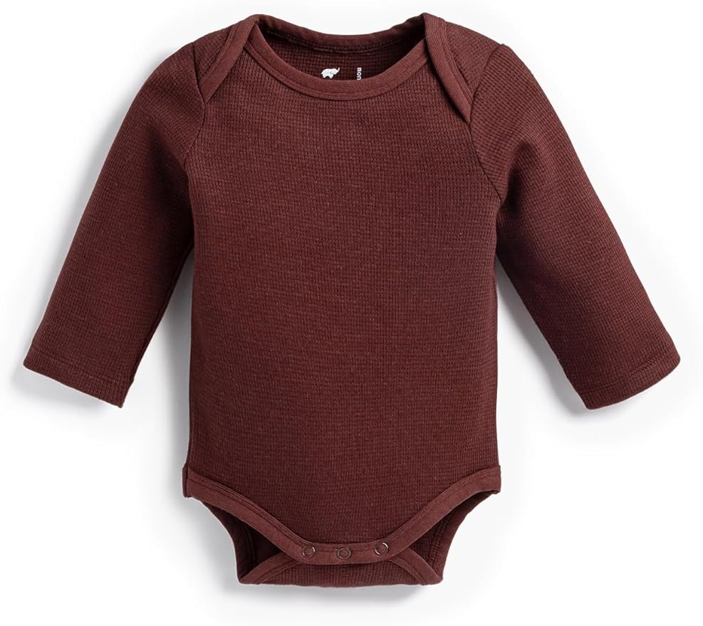MONICA + ANDY Baby Organic Long Sleeve Jack and Jill Bodysuit - Image 3