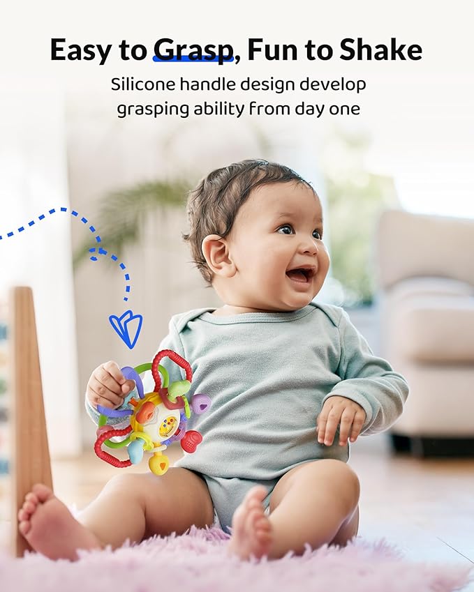 Baby Montessori Sensory Teething Toy – Safe - Image 4