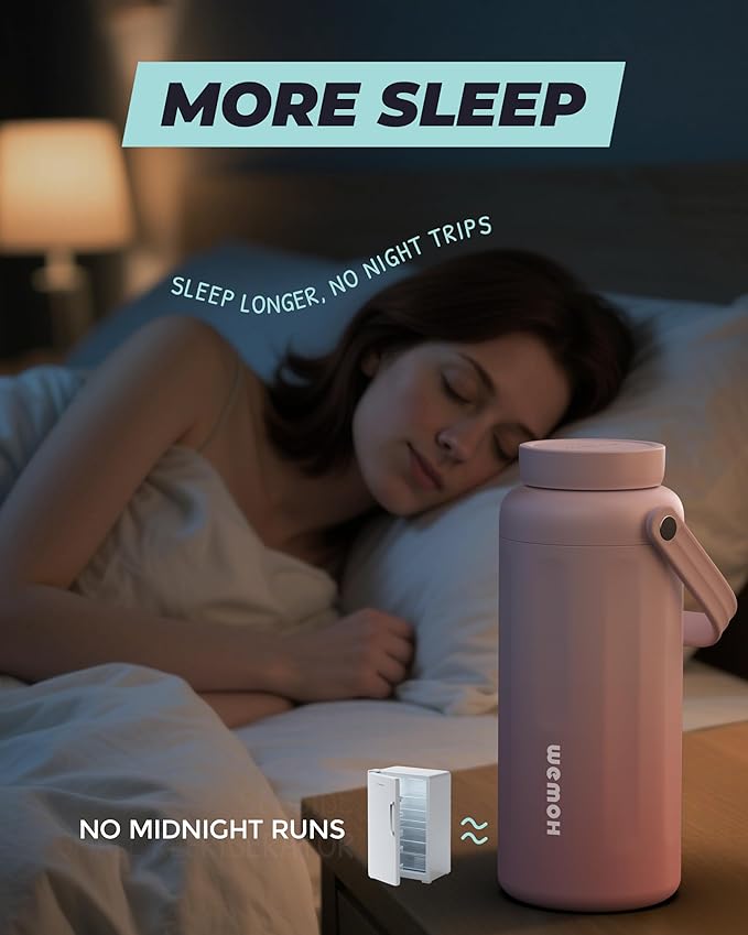 Breast Milk Cooler Bottle-24H Double-Layer Cooling, TSA Approved, 2 Leakproof - Image 3