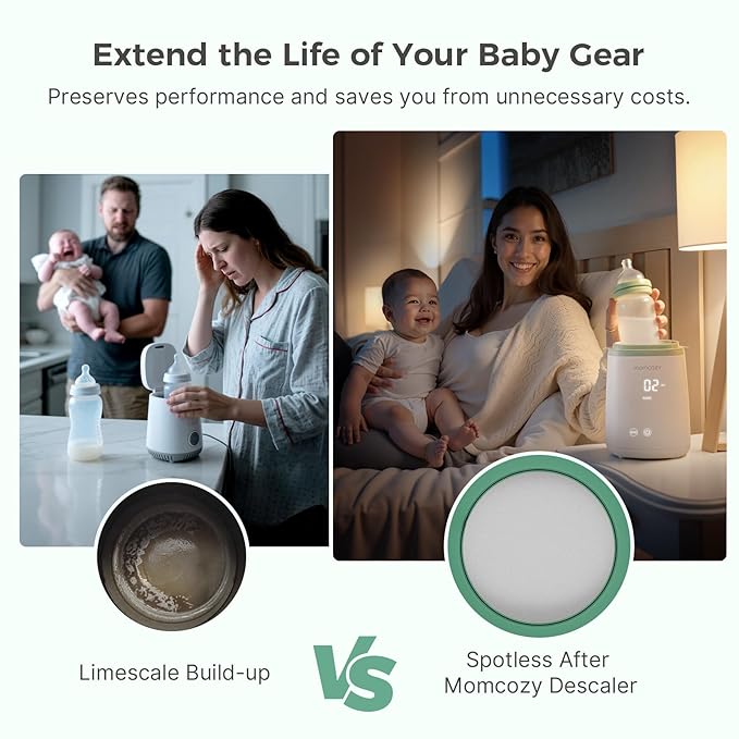 Momcozy Official Descaling Tablets, Compatible KleanPal Pro Baby Bottle Washer - Image 4
