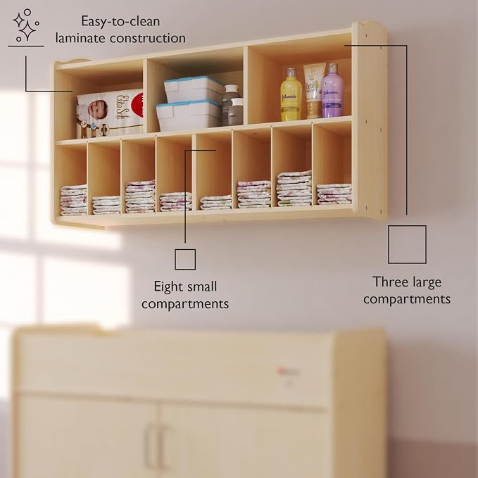 SafeStart Changing Table and Wall Organizer 2-Piece Set - Image 6