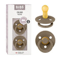 BIBS Pacifiers Colour Collection | Natural Rubber Baby Pacifier | Set of 2 by BIBS