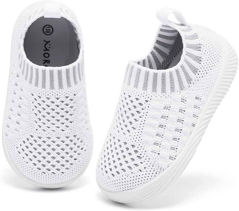 MORENDL Baby Toddler Walking Socks Non-Slip Breathable Unisex Casual Sneakers - Image 2