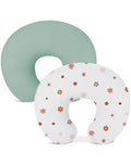 Nursing Pillow Covers 2 Pack, Muslin Nursing Cover by Wimist