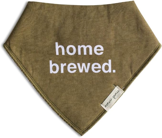 Denver James Bandana Feeding Drool Baby Bib I Soft Organic Cotton I Fleece Back by DenverJames