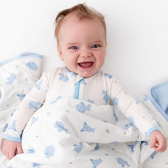 Bamboo Little Soft Baby Footie Pajamas, Baby Clothes, Newborn Sleepers - Image 7