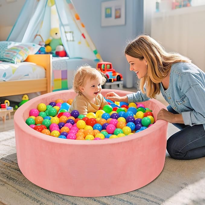 Foam Baby Ball Pit, 35.4"x 11.8" Ball Pits - Image 5