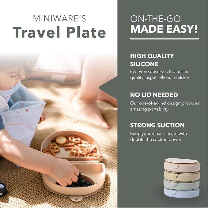 Miniware Baby Travel Plate - Image 2