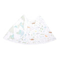 aden + anais Essentials Burpy Bib, 100% Cotton Muslin, Soft Absorbent 4 Layers by adenanais