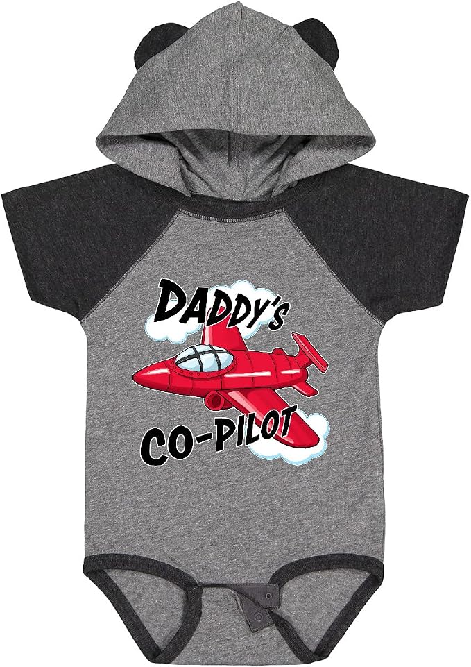 inktastic Daddys Co-Pilot for Fathers Day Baby Bodysuit by Inktastic