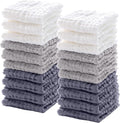 Breling 20 Pcs Baby Muslin Washcloth 12 x 12 Inch 100% Cotton Soft and by Breling