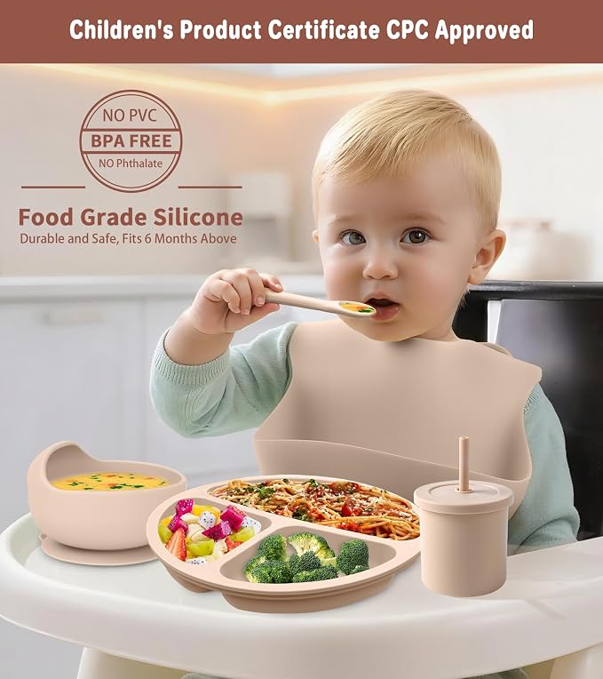 ECLIP Silicone Baby Feeding Set, Travel Bag - Image 2