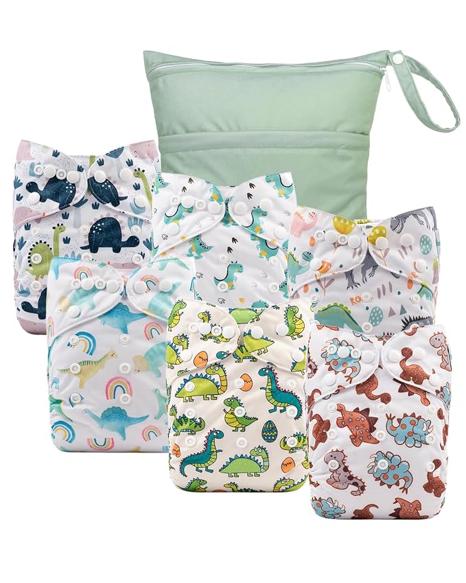 babygoal Cloth Diaper Covers 6 Pack by babygoal