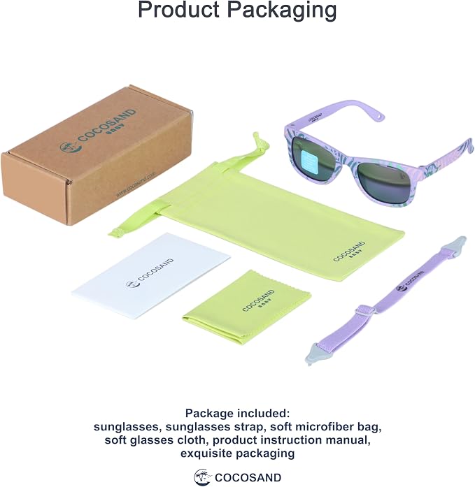 COCOSAND Flexible Baby Sunglasses - Image 2