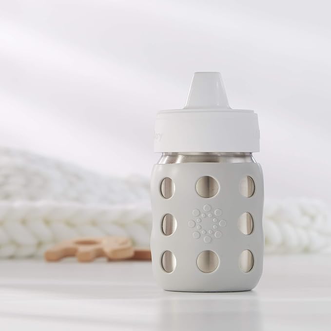 Lifefactory 8-Ounce Stainless-Steel Vacuum-Insulated Wide-Neck Baby Bottle - Image 8