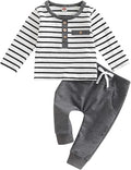 Toddler Baby Boy Clothes Solid Color Long Sleeve Crewneck Sweatshirt Top Casual by MABABY