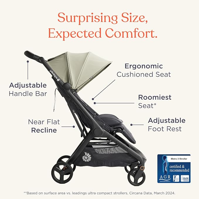 Ergobaby Metro 3 All in One Compact Baby Stroller - Image 3