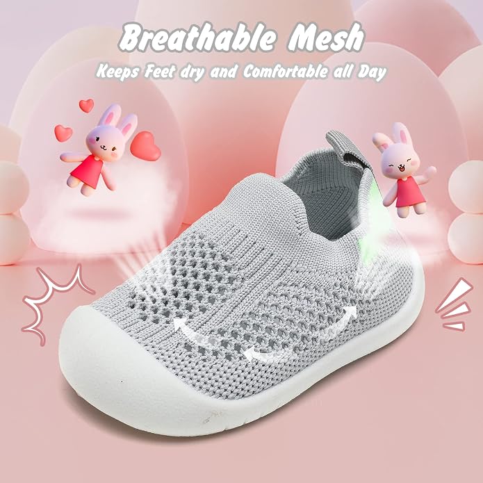 Baby Walking Shoes Toddler Girl Boy Soft Sole Breathable Cotton Canvas Shoes - Image 6