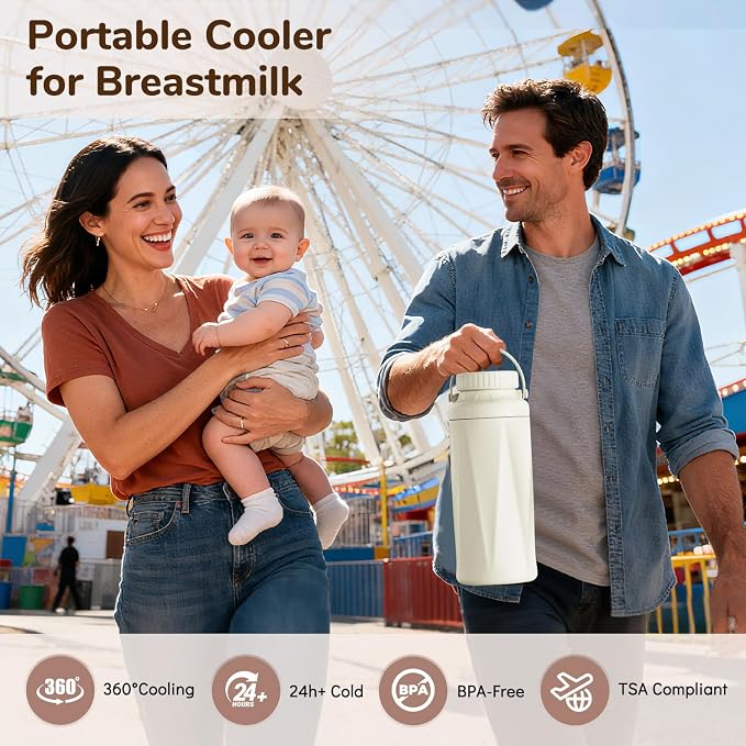 22oz Portable Breast Milk Cooler Bottle-Breastmilk Chiller - Image 2