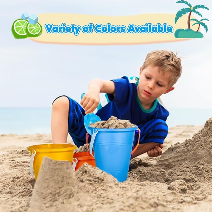 Holady Beach Toys Sand Toys Beach Shovels Beach Pail Set - Image 6