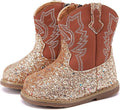 BMCiTYBM Baby Cowboy Cowgirl Boots Infant Western Shoes Boys Girls Round Toe by BMCiTYBM