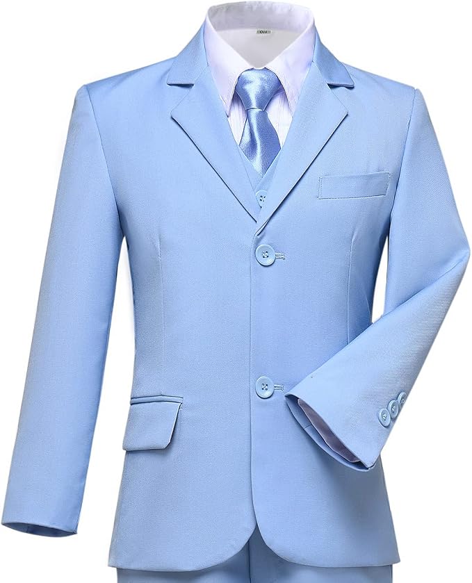 Boys Suit for Kids Tuxedo Suits for Wedding Formal Suit Set Toddler Boy Dress - Image 3