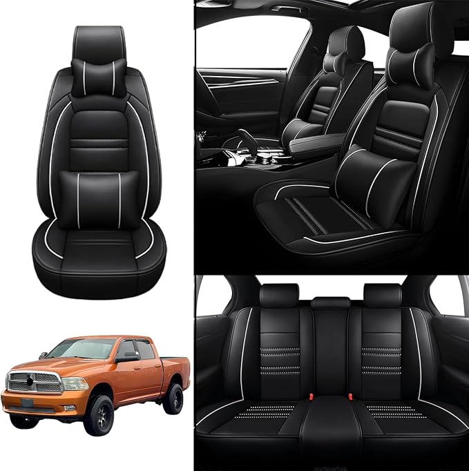 Car Seat Covers for Dodge ram 2004-2011 | 5-Seats Seat Covers, Waterproof Seat - Image 2