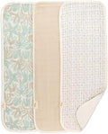 Crane Baby Muslin Baby Burp Cloths, Lightweight Absorbent Burp Cloth, Beach by CraneBaby