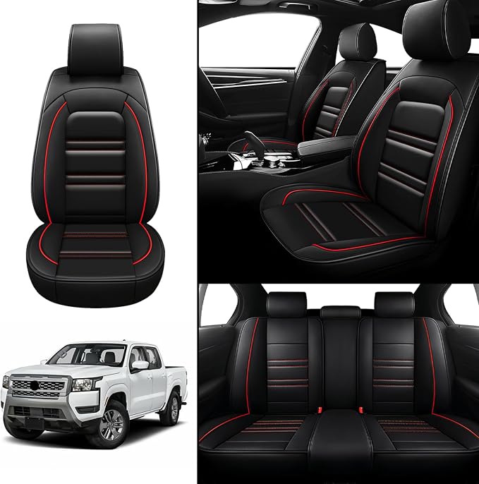 Seat Covers for Nissan Car Frontier 1998-2025 | 5-Seats Leather Seat Covers - Image 2