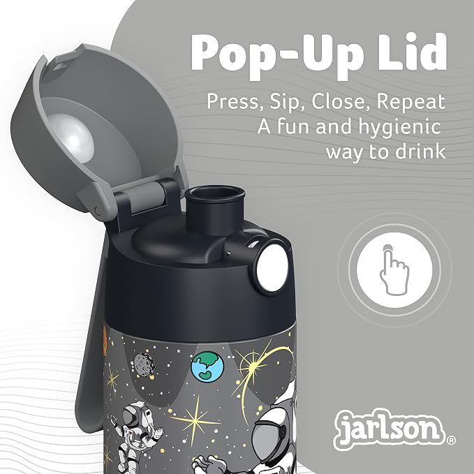 Jarlson® Mali Children's Water Bottle, Thermal Stainless Steel Water Bottle - Image 6