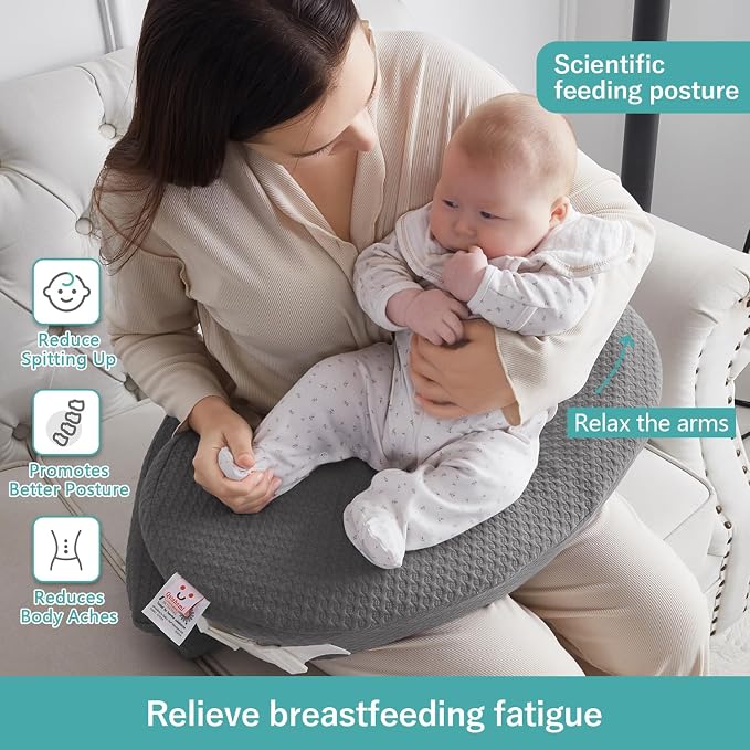 QSTEHEML Nursing Pillow for Breastfeeding - Image 7