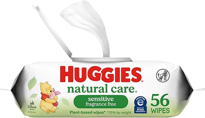 Huggies Natural Care Sensitive Baby Wipes, Hypoallergenic, 99% Purified Water by Huggies%C2%AE