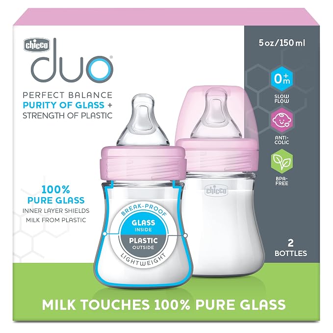 Chicco Duo 5oz. Hybrid Baby Bottle - Image 2