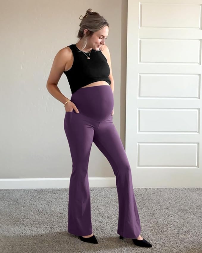 G4Free BareFeel Maternity Flare Leggings - Image 6