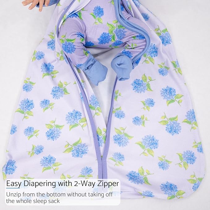 LollyBanks Baby Sleep Sack, 100% Cotton Wearable Blanket 2-Way Zipper Sleep - Image 4