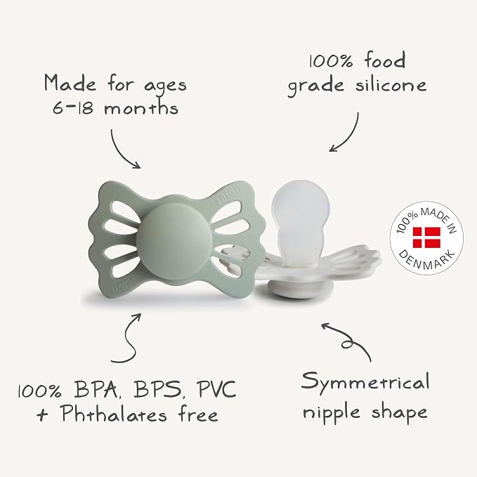 FRIGG Lucky Symmetrical SilkySoft Silicone Baby Pacifier | Made in Denmark | - Image 10