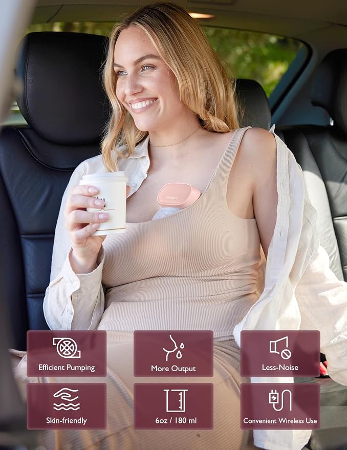 Momcozy S9 Pro Upgraded Wearable Breast Pump, Hands-Free Design - Image 2