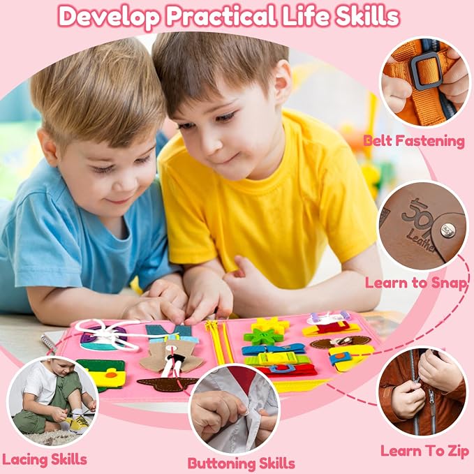 Qizfun Busy Board Montessori Toy - Image 5