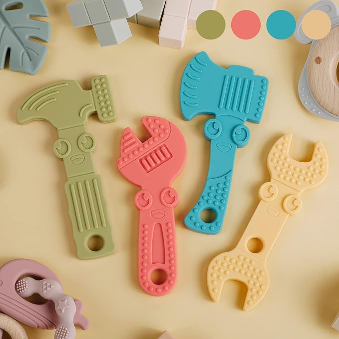 TYRY.HU Baby Teething Toys for Babies 0-6 Months 6-12 Months, BPA Free Silicone - Image 7