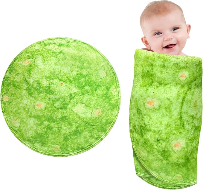 Spinacia Blanket Baby, Newborn Toddler, 285 GSM Soft Flannel Wearable Wrap by FunCozyandHandyBlanketsforAllAgesandToolsYou%E2%80%99llLove