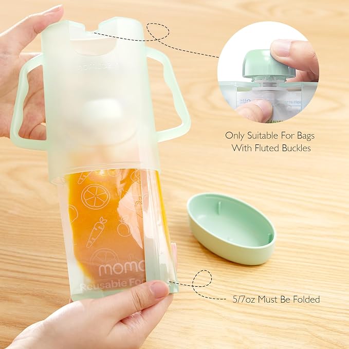 Momcozy Squeeze Station, Baby Food Maker&Pouch Filler - Image 9